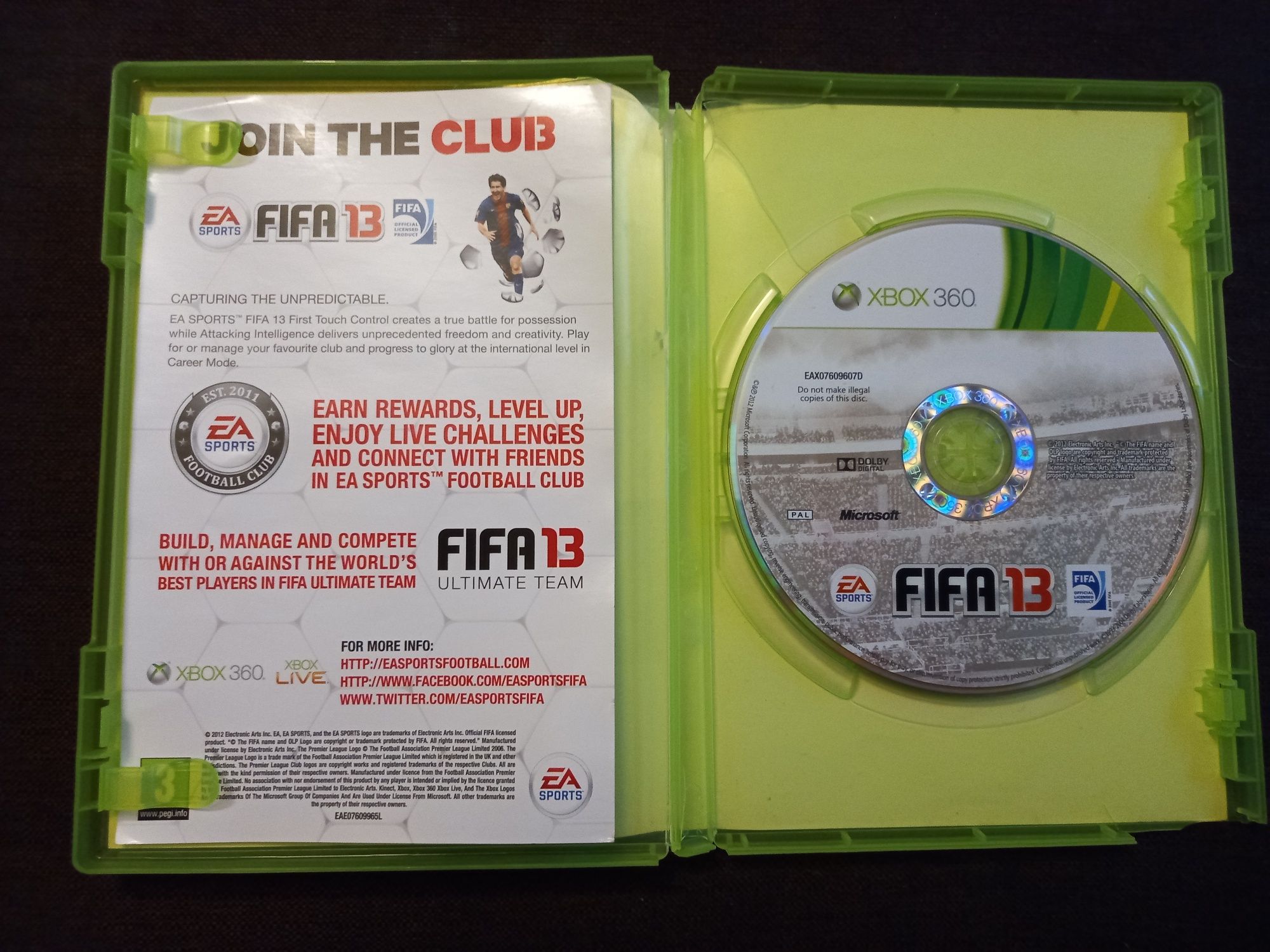 Gra Fifa 13 na konsolę xbox 360