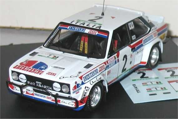 Troféu - Fiat 131 Abarth - 6º Rally Côte d'Ivoire 1980 - Sandro Munari