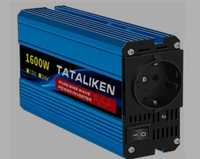 Перетворювач напруги інвертор TATALIKEN з 12 V на 220 V AC/DC 1600W 16