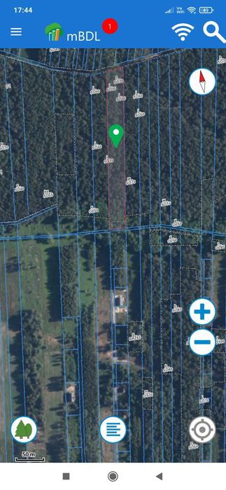 Działka (Warszawa 25minu) Dębe Wielkie