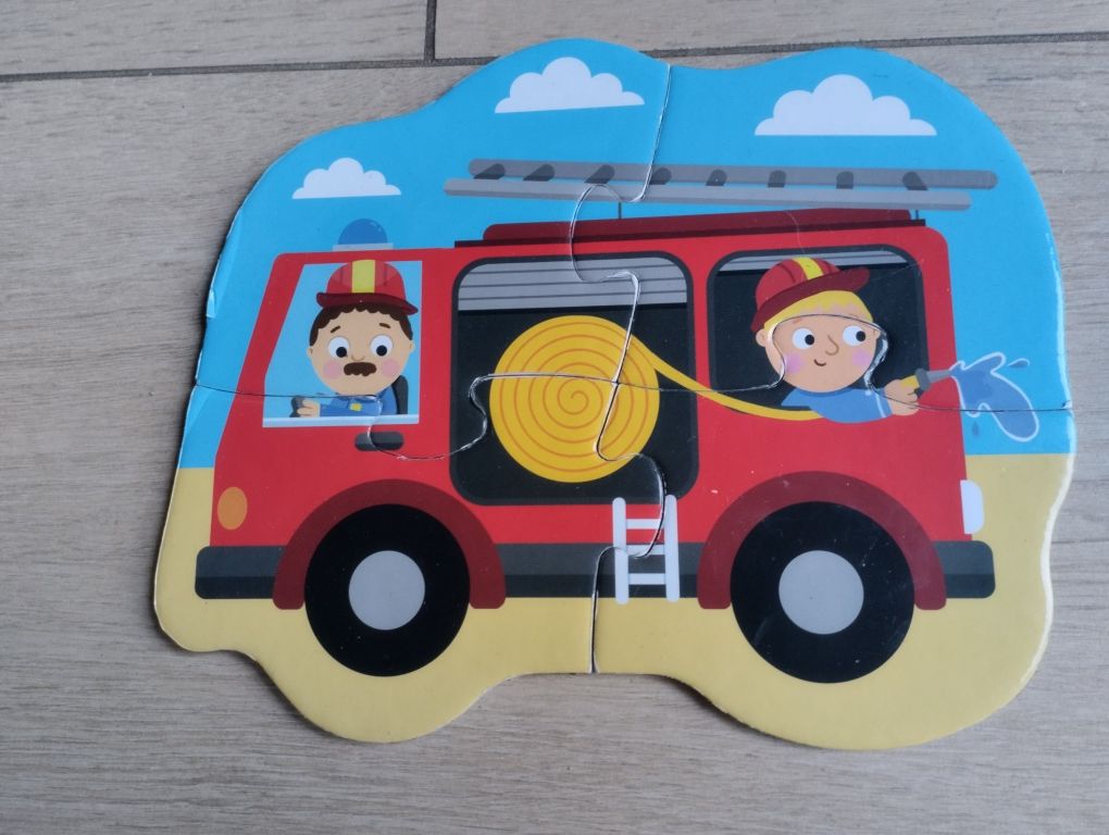 Puzzle Maxi pierwsze puzzle pojazdy 2+