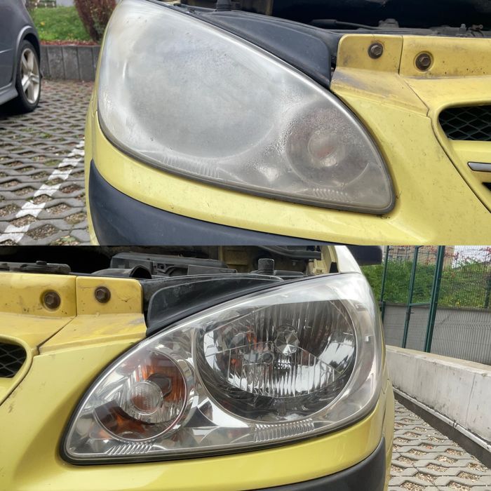 Polerowanie lamp z Dojazdem Detailing Kielce Mobilny Regeneracja Lamp