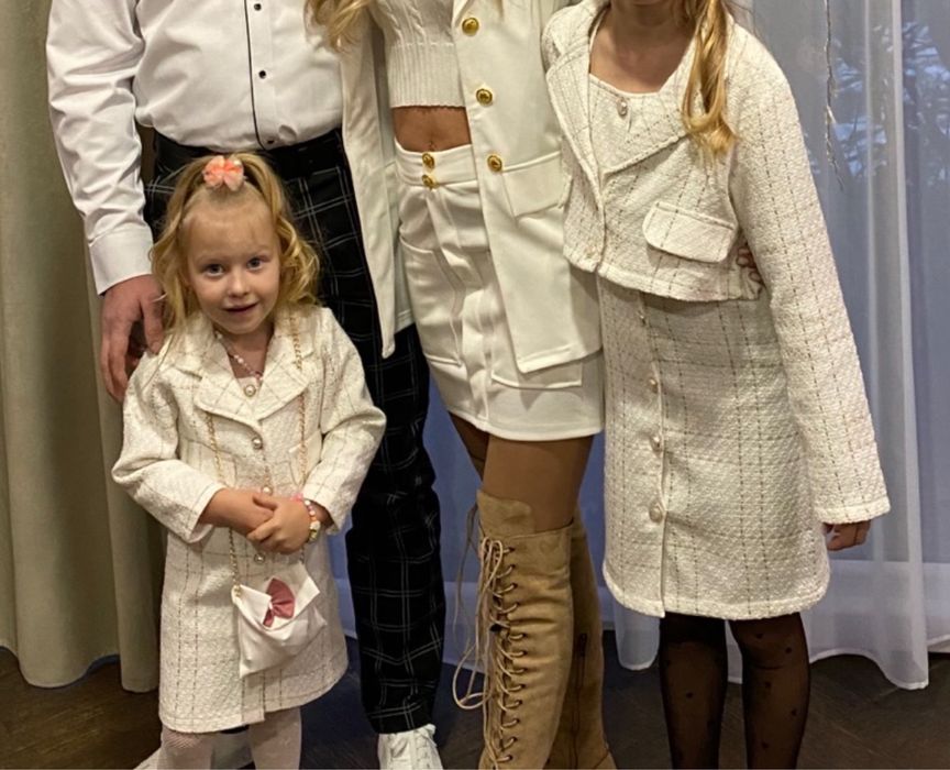 Платья з піджаком для сестер