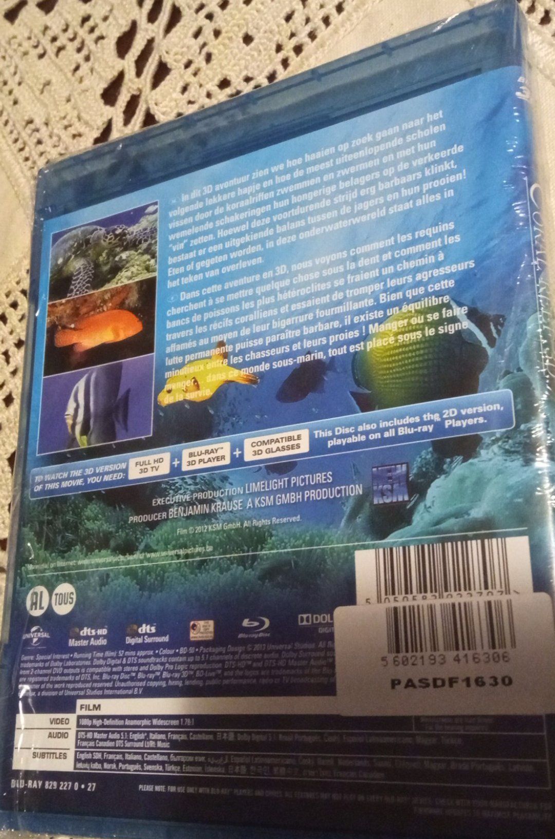 Blu-ray | Coral Reef 3D+2D -Selado (Leg.PT)