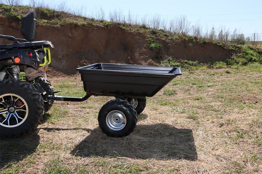 Atv quad kosiarka przyczepa OGRODOWA MODEL 300 CZARNA odchylana