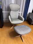 Boconcept fotel lezanka z podnozkiem uzywany