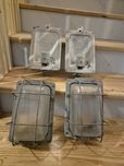 Żeliwne lampy warsztatowe Wilkasy