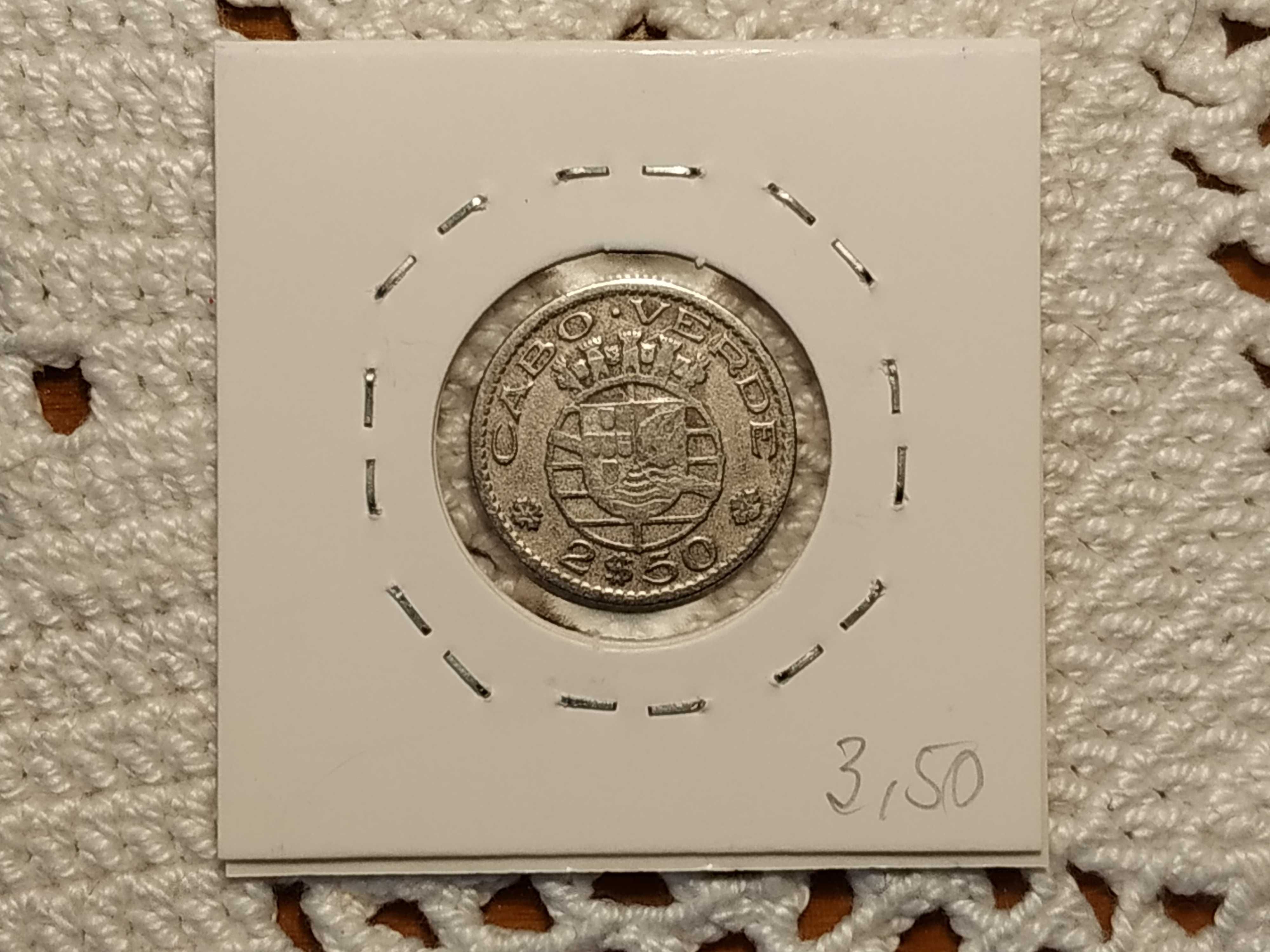 Cabo Verde - moeda de 2,5 escudos de 1953 (G)