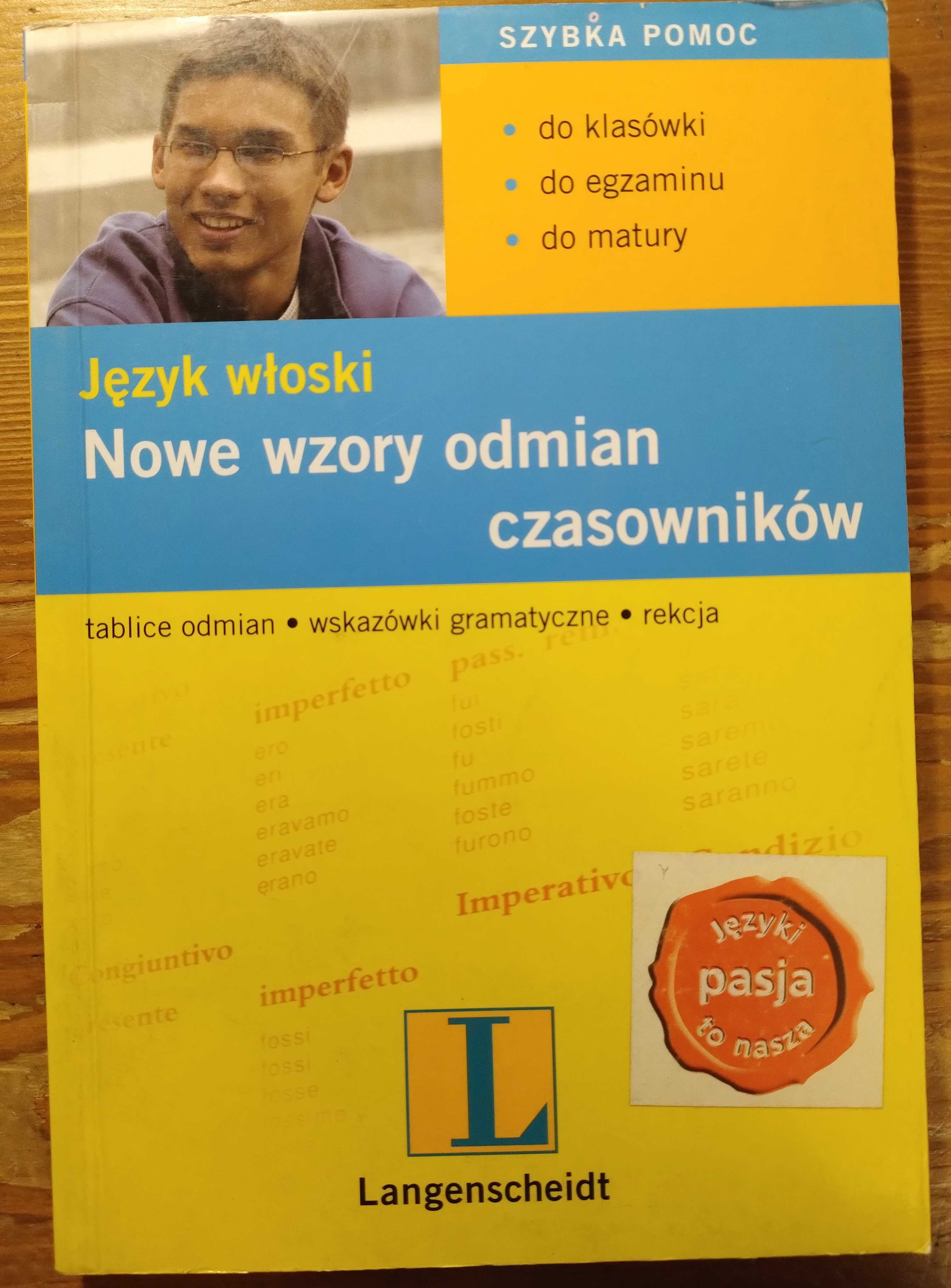 Język włoski Nowe wzory odmian czasowników Langenscheidt