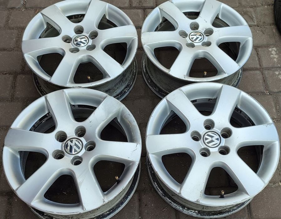Felgi Aluminiowe Oryg. Vw Polo Skoda Fabia 15 Cali 5x100 6Jx15 Et43 Ø57,1mm