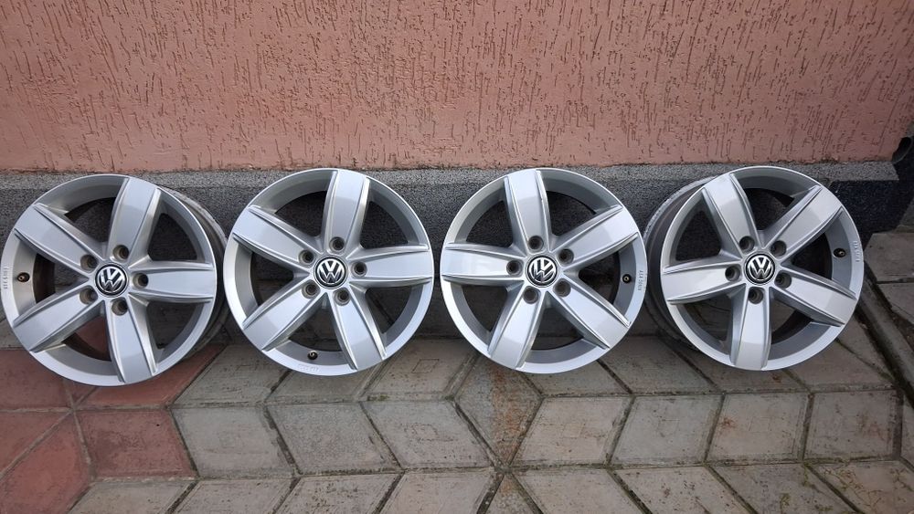 Оригінальні диски титани VW Golf Caddy 5/112R15 vag