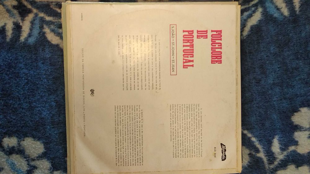 Vinil. Folclore Português