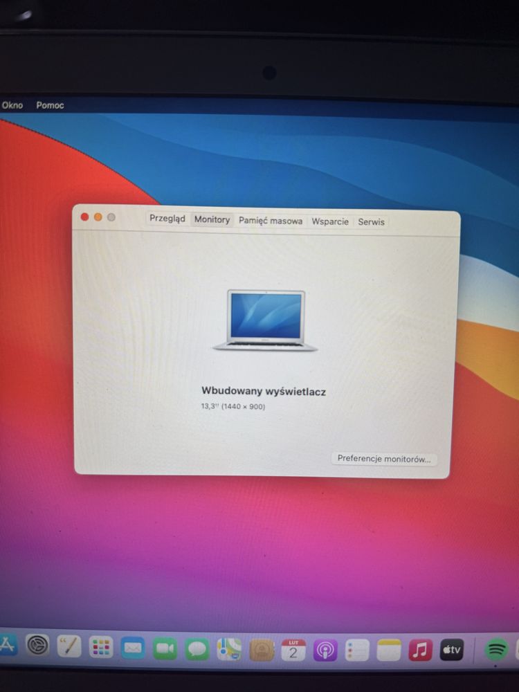 Macbook Air A1466. 2014 r.