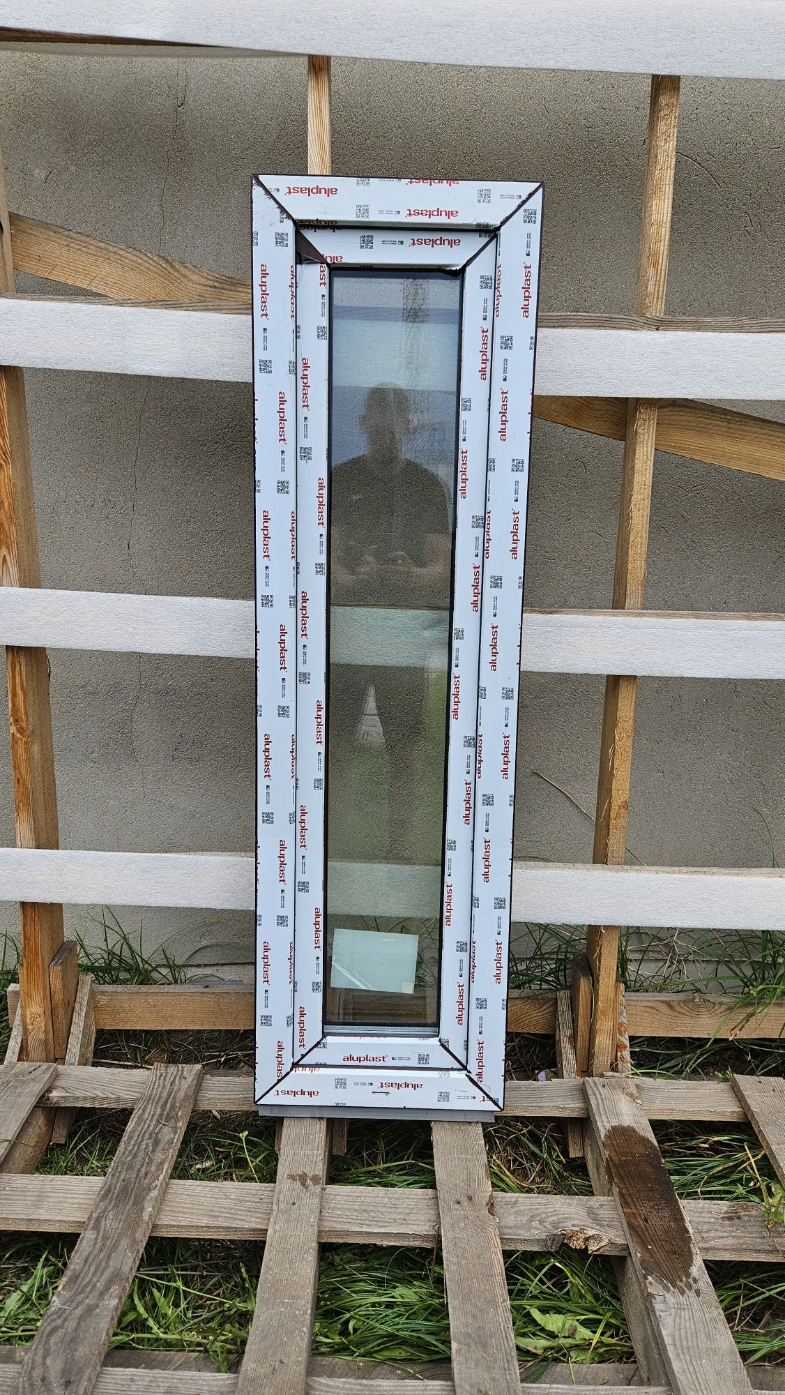 Okno pcv trzyszybowe 43.5x150