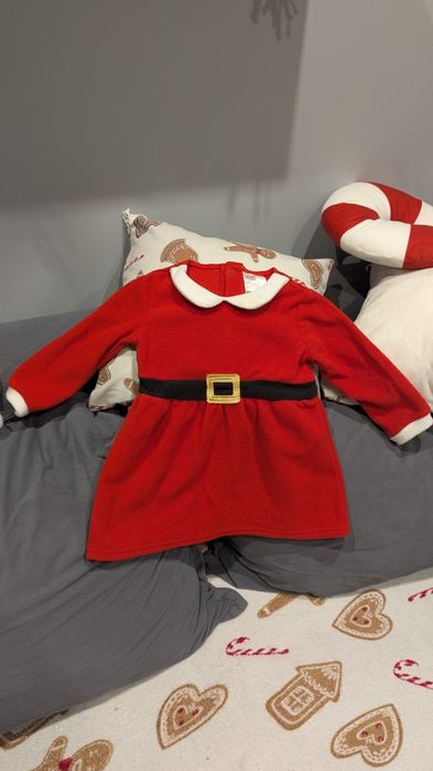 Strój mikołajki, sukienka na święta H&M