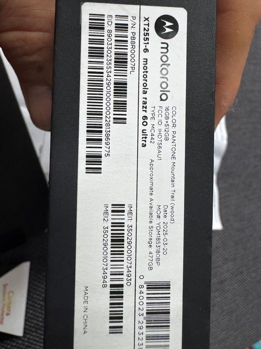 Motorola RAZR 60 ultra nowa