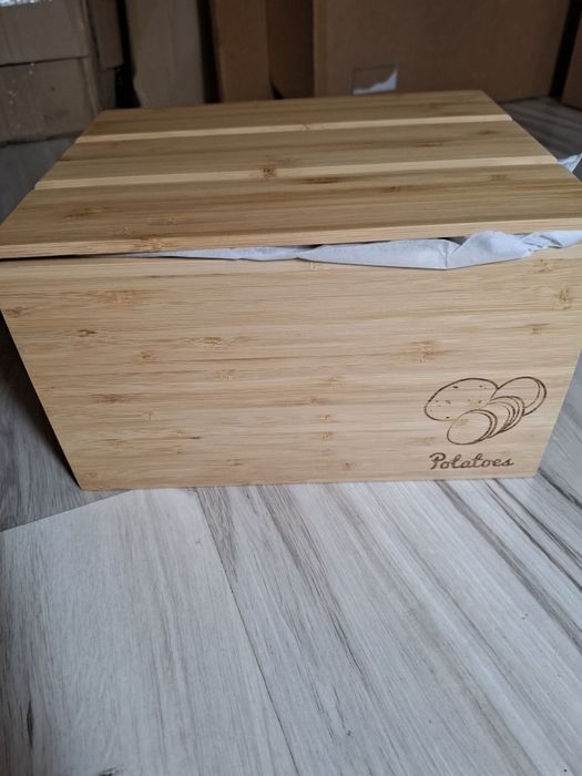 Bambusowe skrzynki na żywność