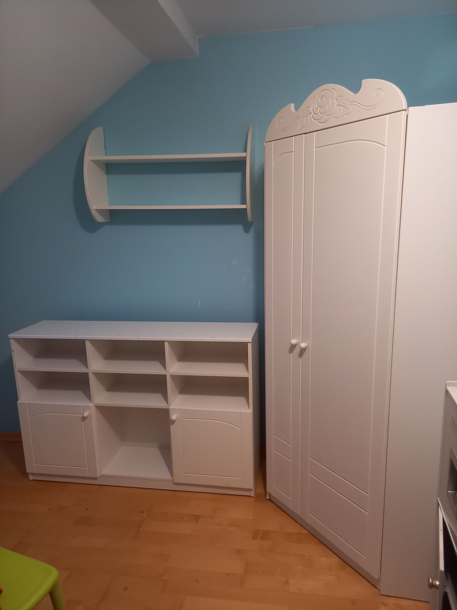 Szafa narożna Meblik bianco fiori, Super stan, inne meble z kolekcji