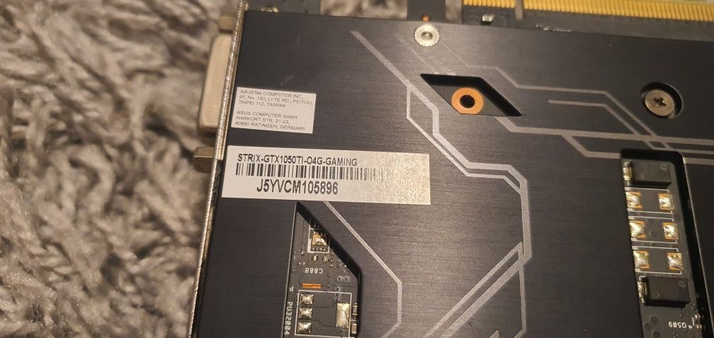 Karta graficzna ASUS GeForce GTX 1050 Ti Strix OC 4GB GDDR5