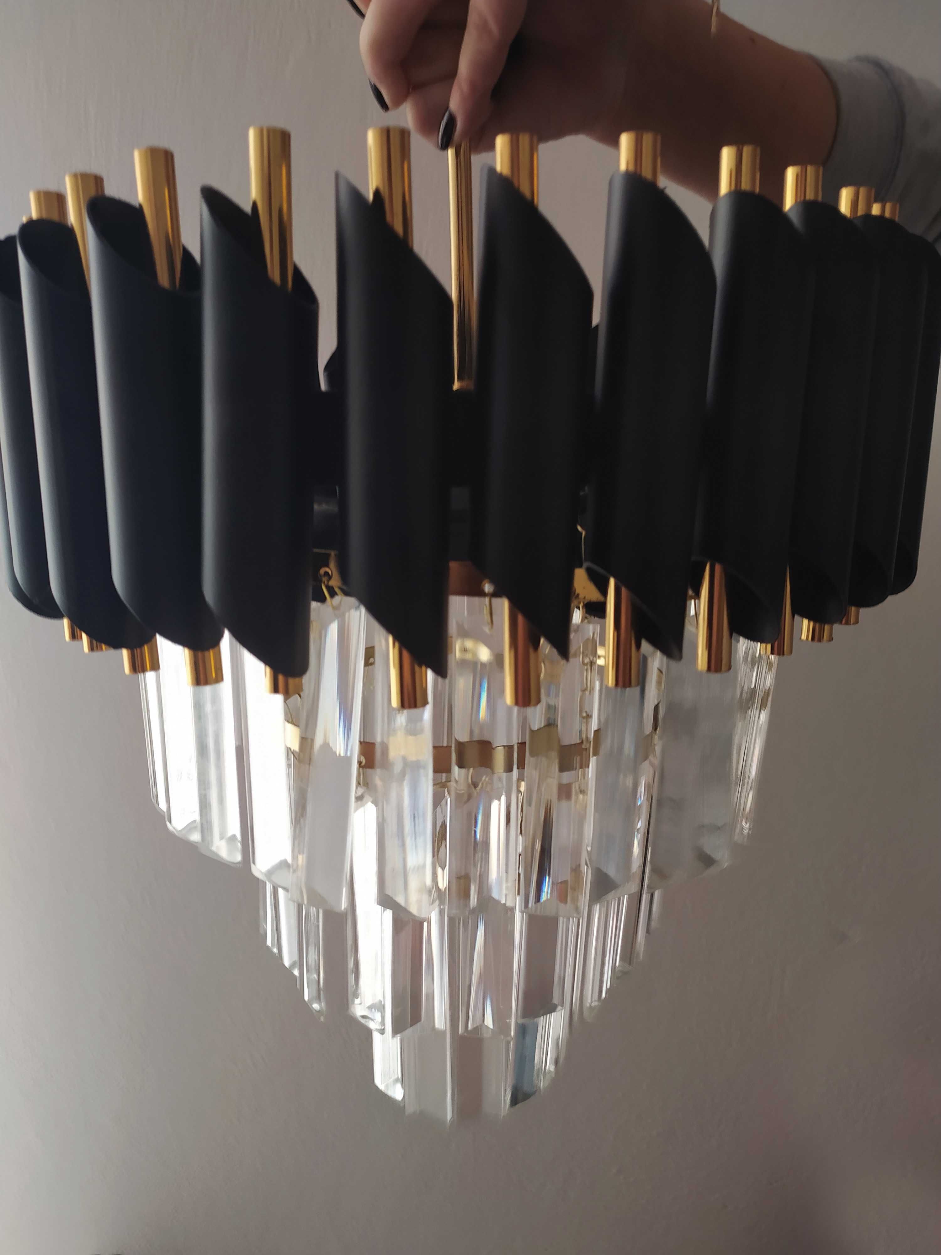 Lampa kryształ elegancka glamour