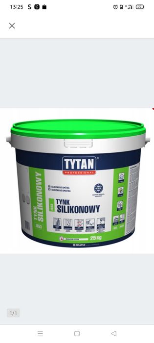 Tynk silikonowy Tytan