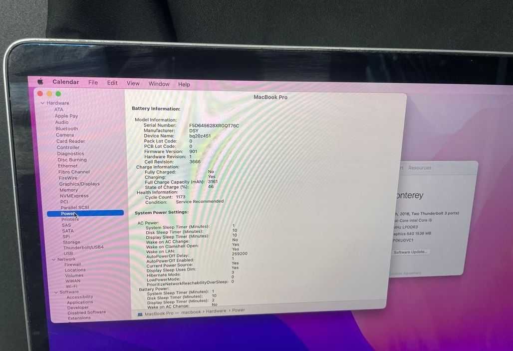 MacBook Pro 13" (A1708) 2016 на запчасти i5 8GB/ 256GB