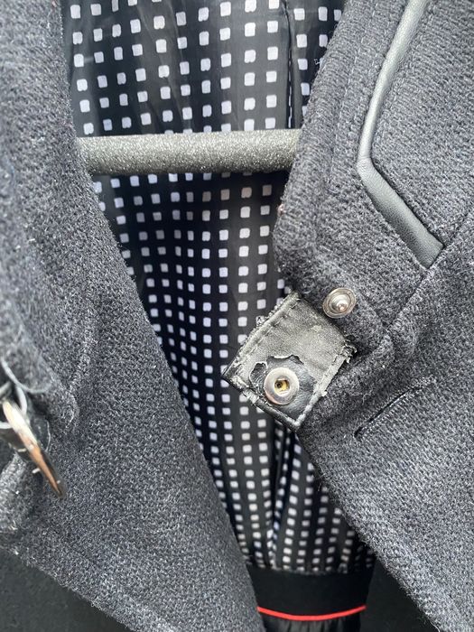 Płaszcz męski, czarny, M/L, KaLeonii