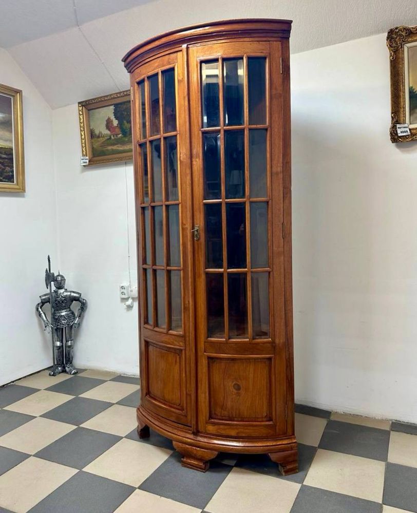 Кутова вітрина сервант дерево угловая витрина 3422