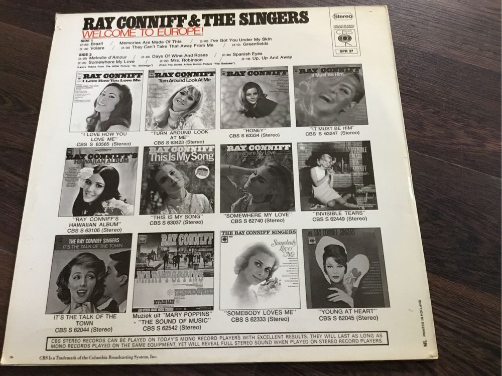 Ray Conniff welcome to europe winyl