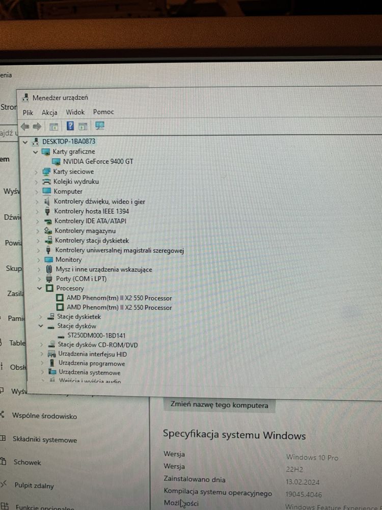 Komputer AMD Phenom 2 X2 100% ok