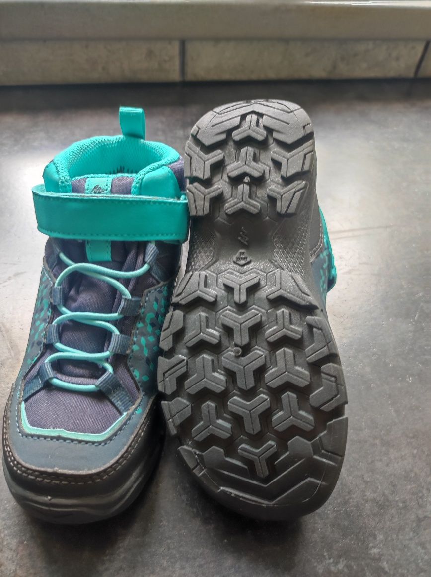 Buty turystyczne dla dzieci Quechua M H120 Mid wodoodporne. NOWE!