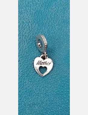 Zawieszka Mama Serce dla Mamy Steel S925 Charms Kulka Charm's PREZENT