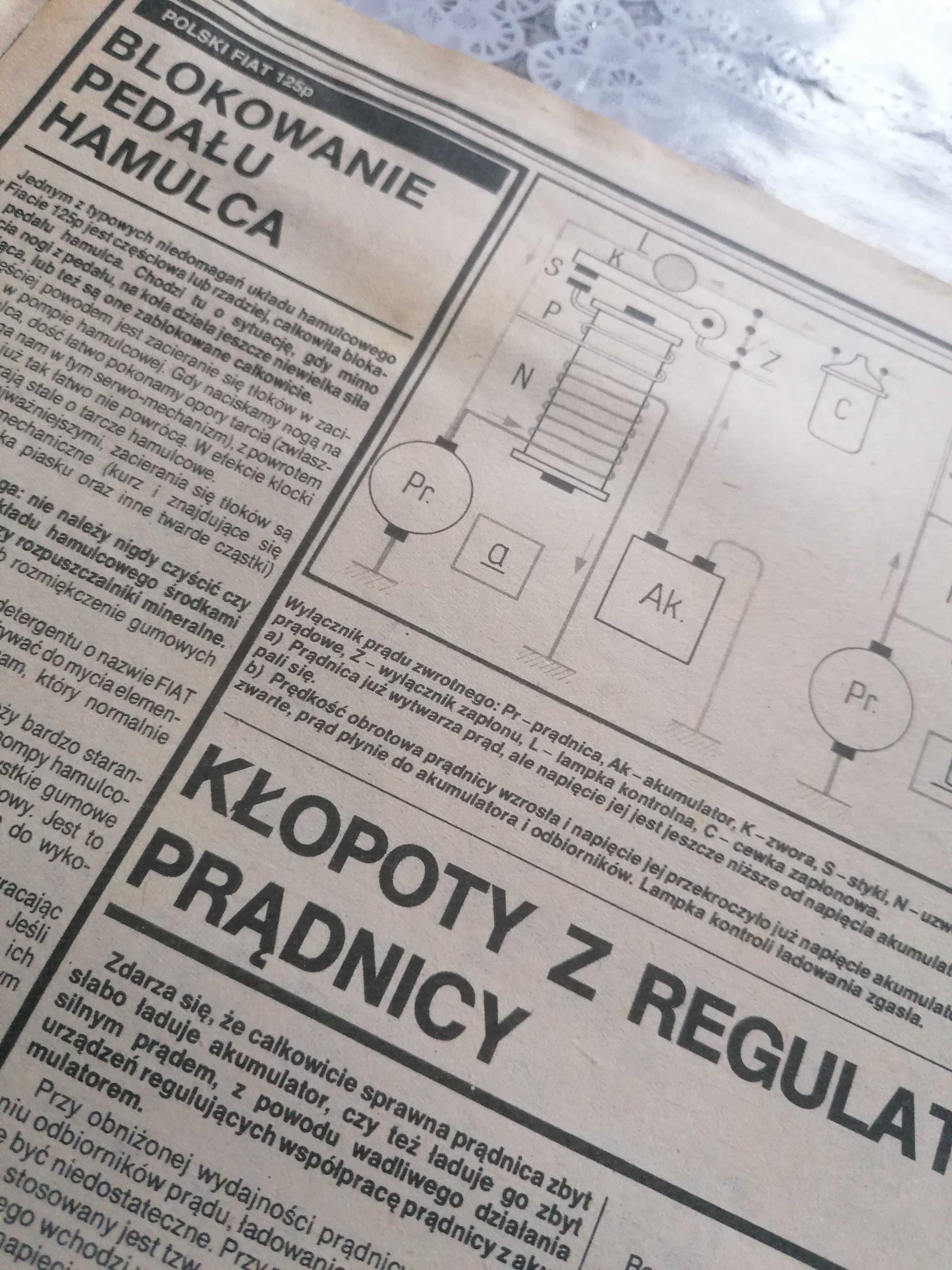 Gazeta MOTOR 1981 nr 8 MIKRUS  RAJD Fiat 125p PRL antyk klasyk