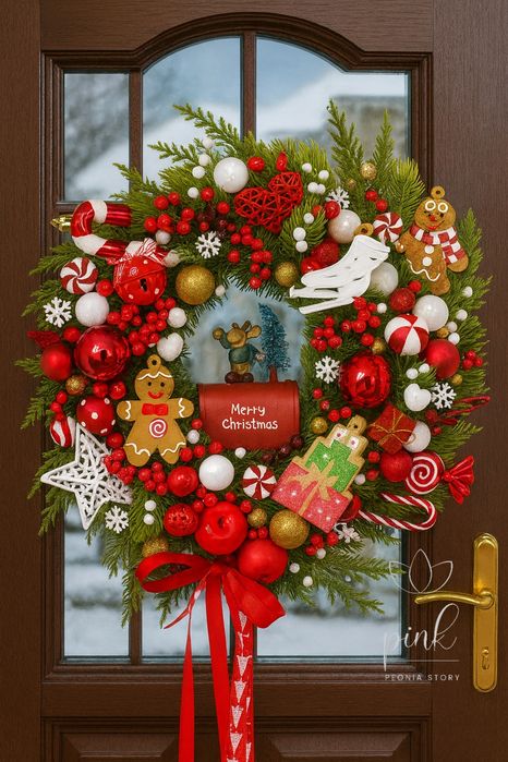 Wianek na drzwi Boże Narodzenie