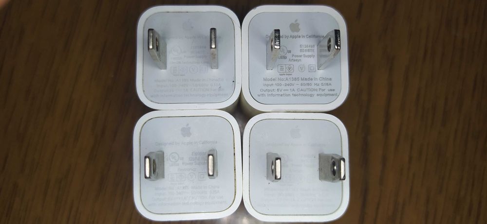 Зарядное устройство/адаптер Apple A1385 1xUSB, 5V/1A цена за 5 штук
