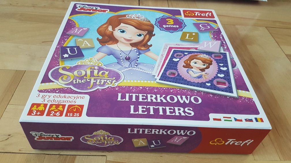 Zestaw Księżniczka Zosia puzzle MAXI i NOWA gra Literki gry