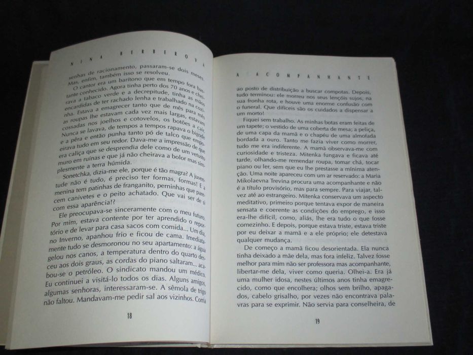 Livro A Acompanhante Nina Berberova
