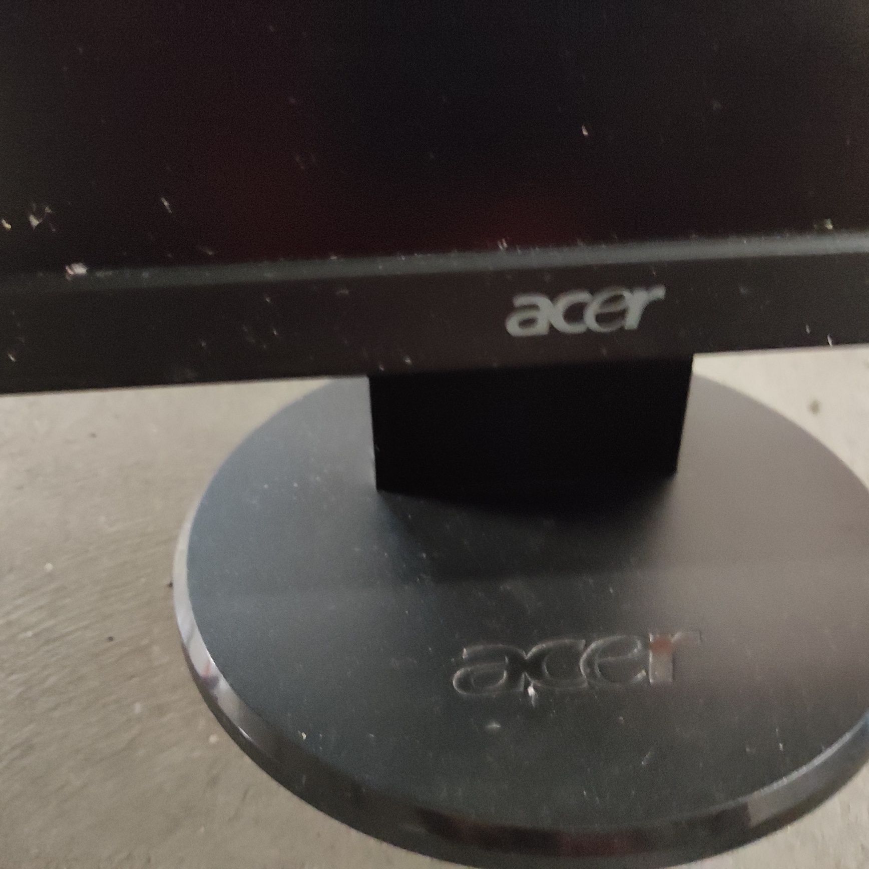 Monitor Acer e teclado  HP