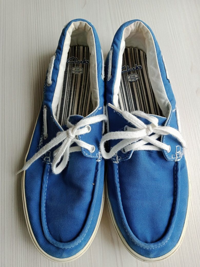 Мокасини Clarks кеди котонові жіночі