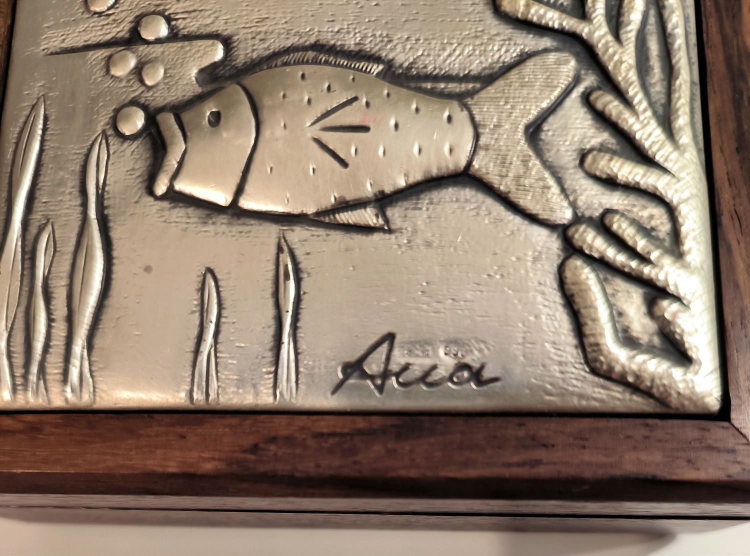 Шкатулка декорированная картиной - золото - Alliani, серебро - Accol