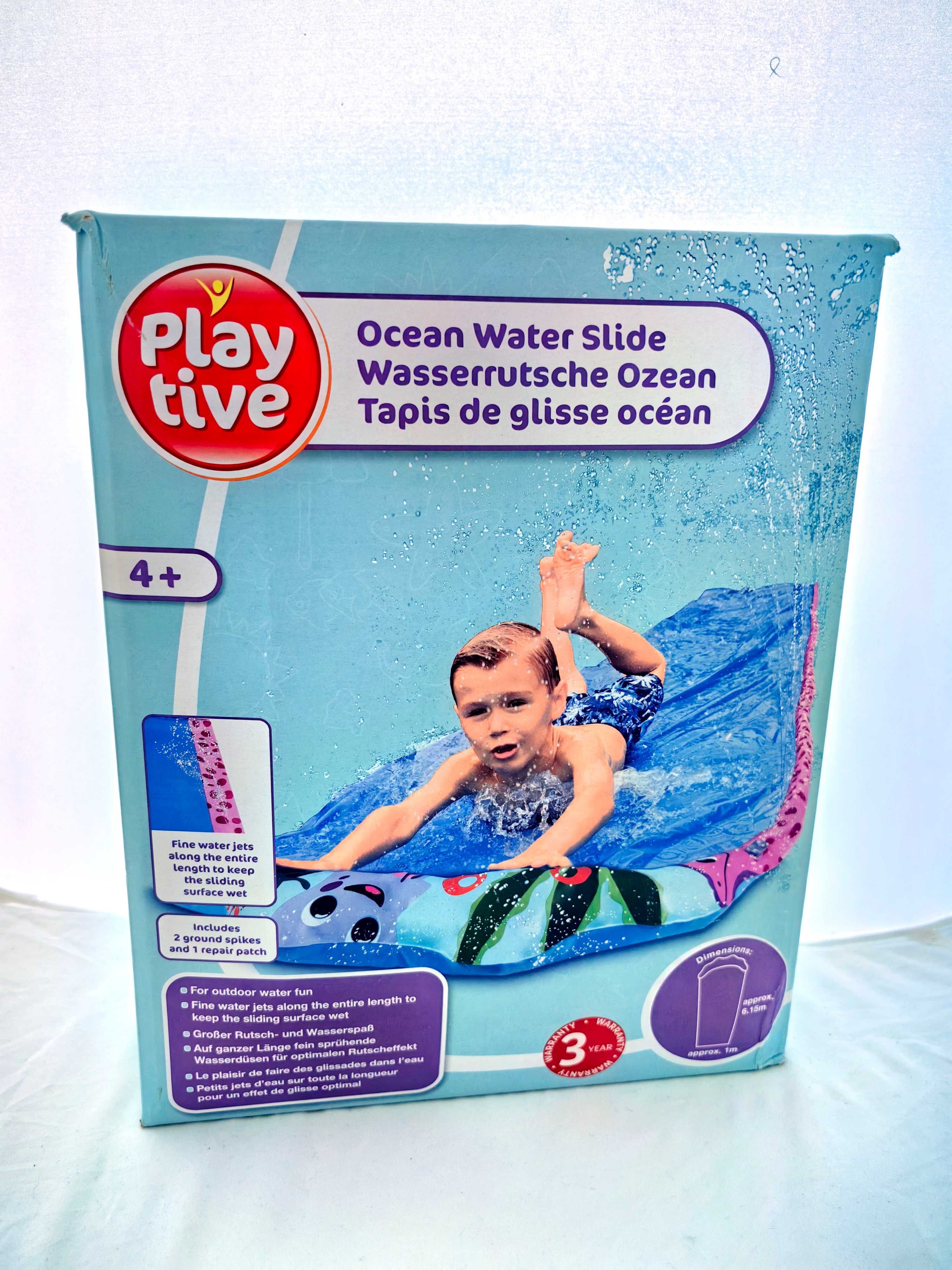 Zjeżdżalna wodna Playtive Ślizgawka  do ogrodu dla dzieci 615 cm Lidl