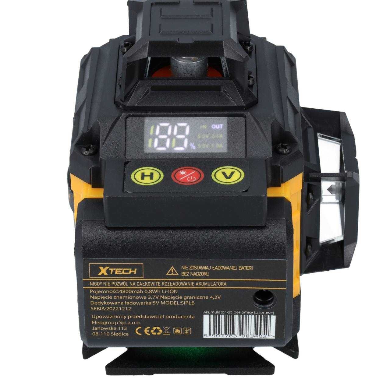 Laser krzyżowy Xtech laser samopoziomujaca statyw 25 m
