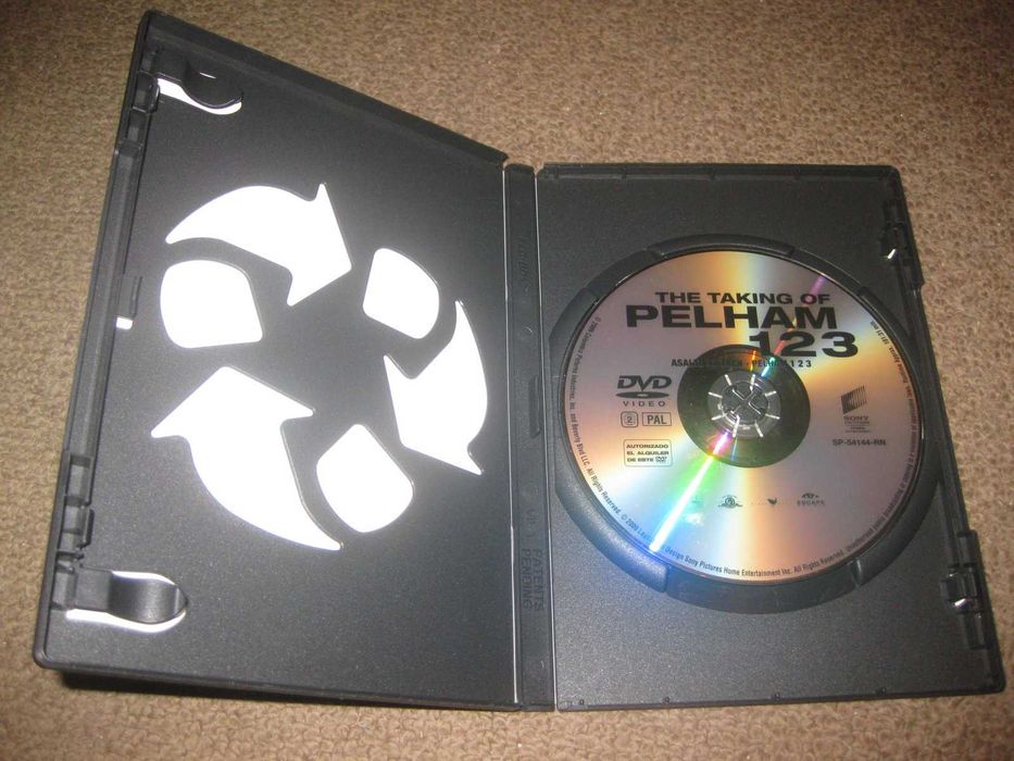 DVD "Assalto ao Metro 123" com Denzel Washington