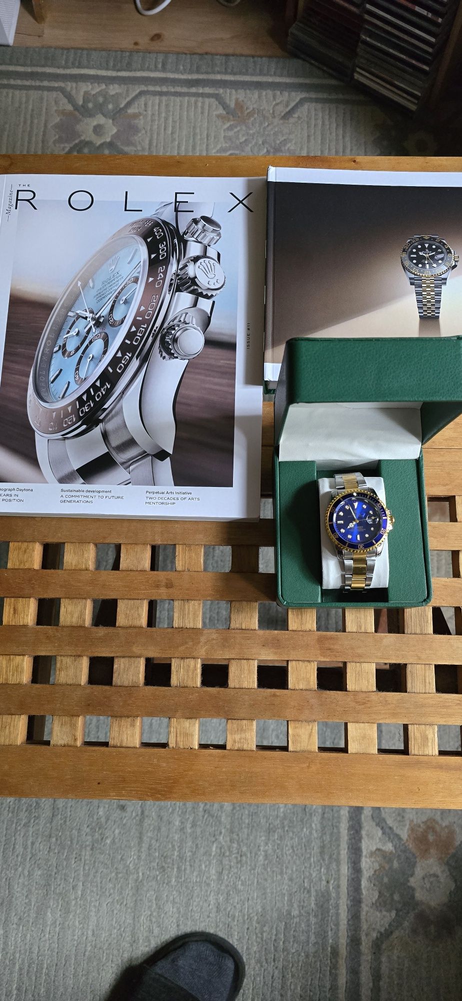 Rolex zegarej automat + 2 ksiazki 260÷150stron opis. wyd.z 2023÷2024