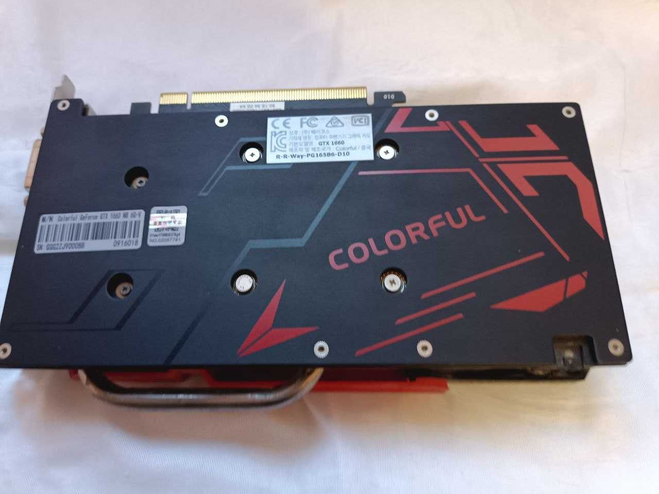 Видеокарта GeForce GTX 1660, 6Gb DDR5, 192-bit (GTX 1660 NB 6G-V)
