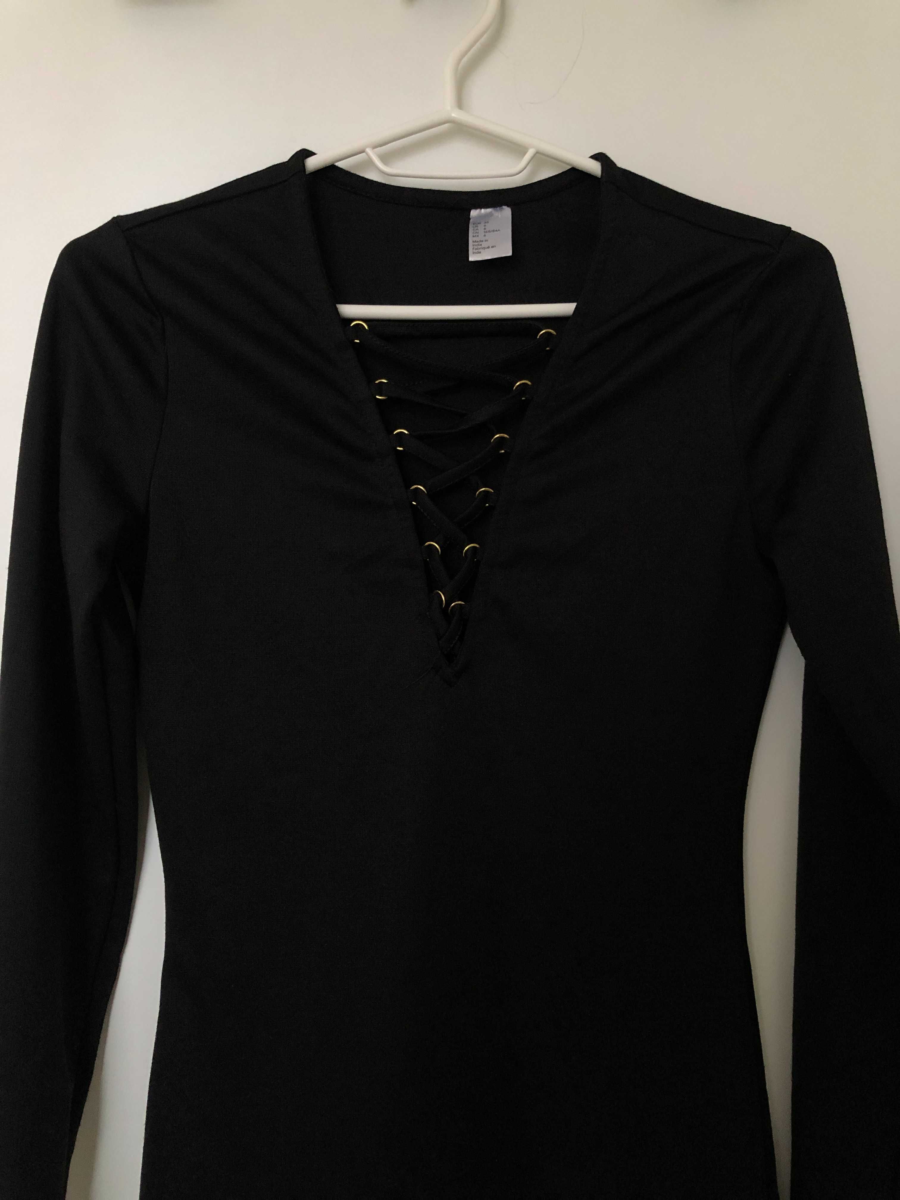 Асиметричне чорне плаття H&M Asymmetrical Black Dress