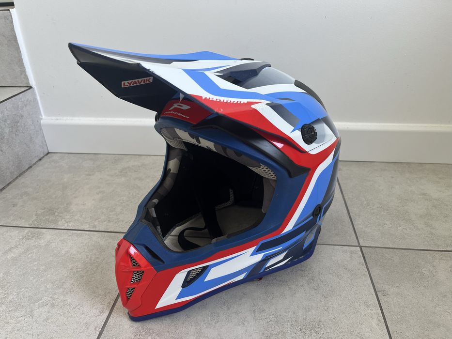 Kask Progrip niebieski z homologacją
