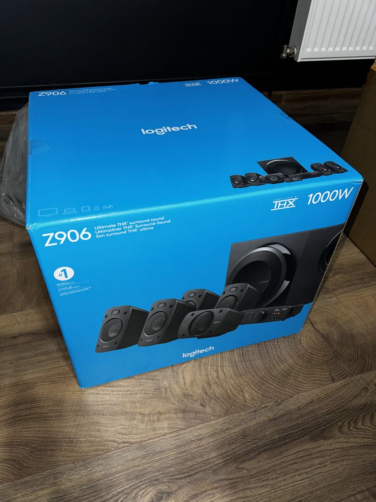 Głośniki Logitech Z906 NOWE, zafoliowane, zestaw