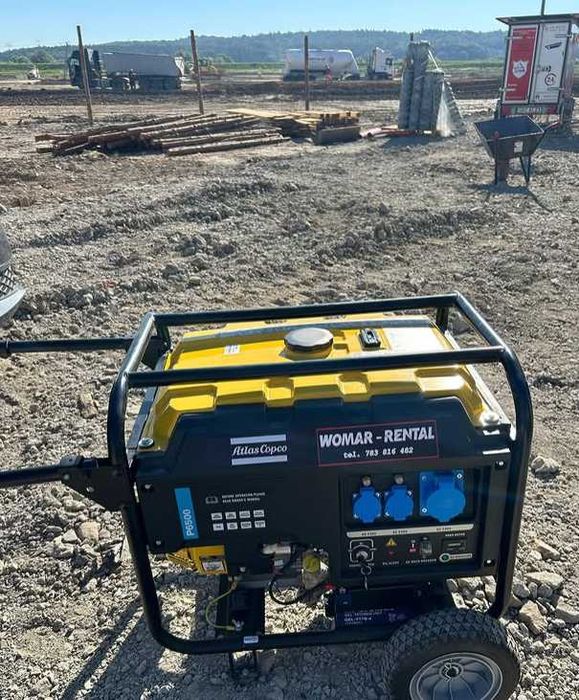 Wynajem agregatów prądotwórczych.