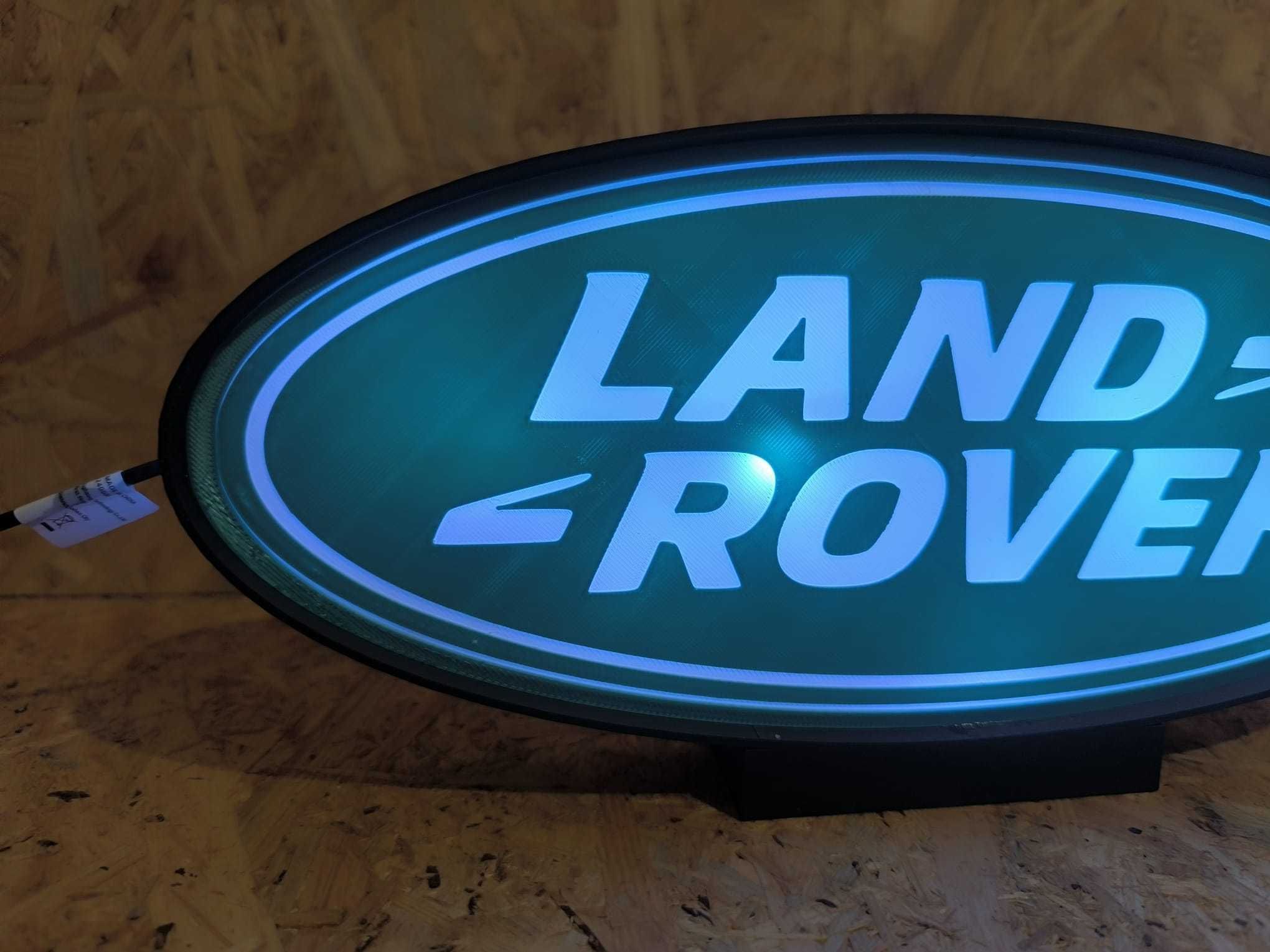 Luminária Decorativa / Lightbox Land Rover